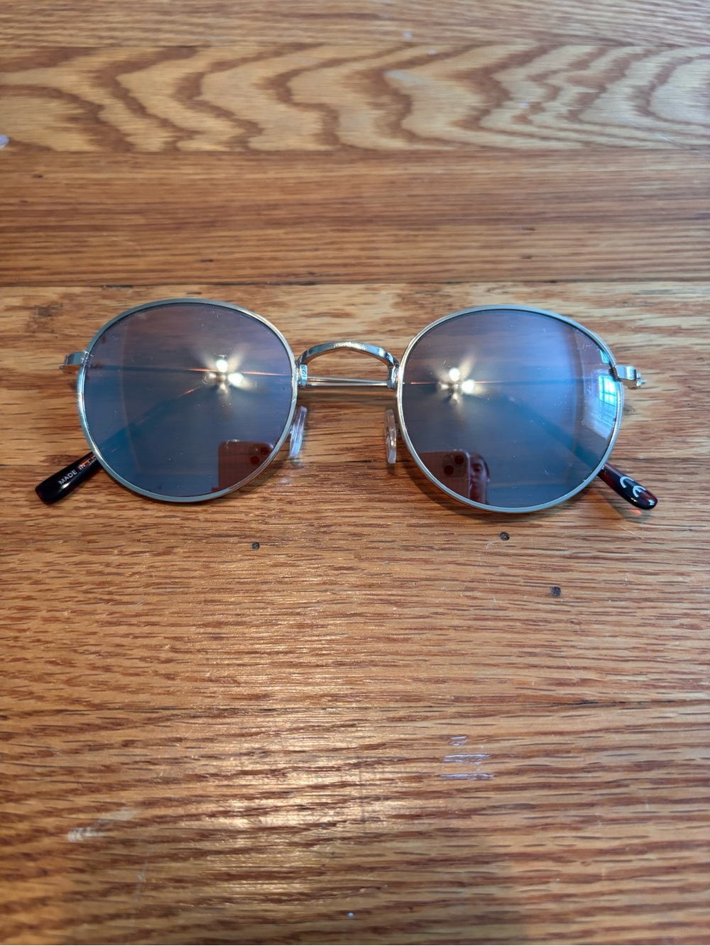 Women’s Round Metal Frame Sunglasses - Rosegold